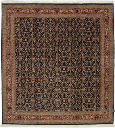 New Hand-Knotted Wool Oushak Rug - 11' 5" x 12' 2" (137 in. x 146 in.)
