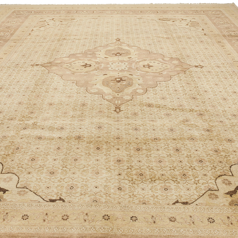 Nueva Alfombra Oushak Tejida a Mano - 310 cm x 417 cm - K0056703