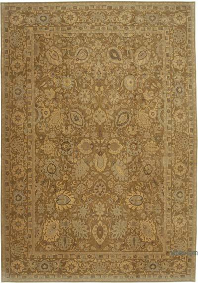 New Hand-Knotted Wool Oushak Rug - 9' 11" x 14' 8" (119 in. x 176 in.)