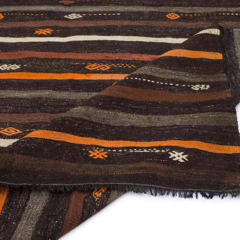 Kahverengi Vintage Anadolu Kilim - 220 cm x 303 cm - K0056723