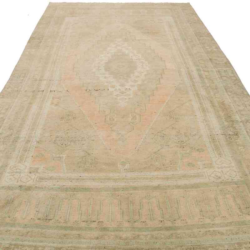Vintage Turkish Hand-Knotted Rug - 5' 1" x 10' 3" (61" x 123") - K0056732