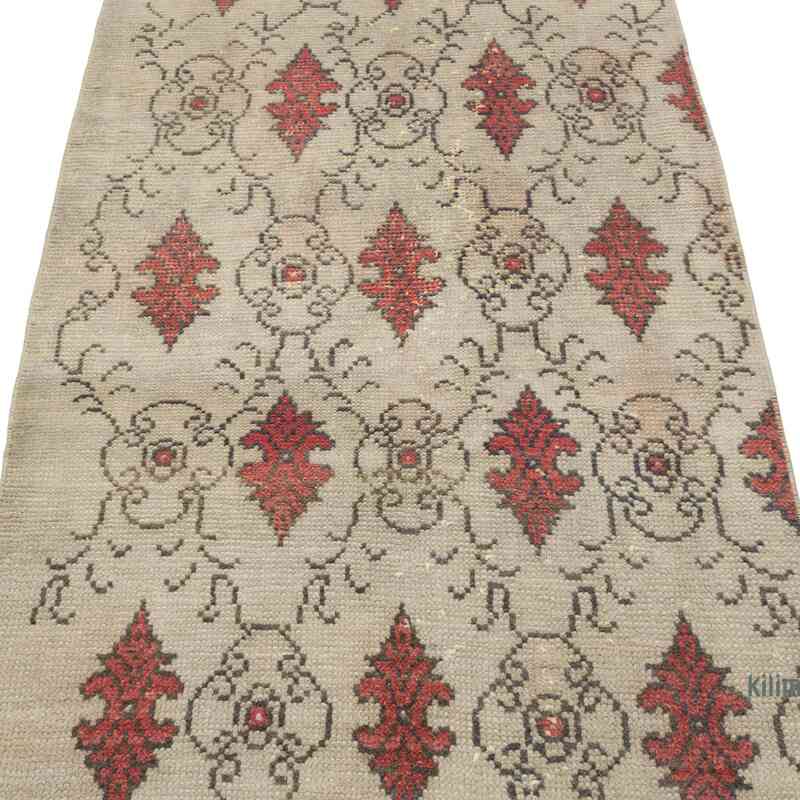 Vintage Turkish Hand-Knotted Runner - 2' 9" x 10' 6" (33" x 126") - K0056736