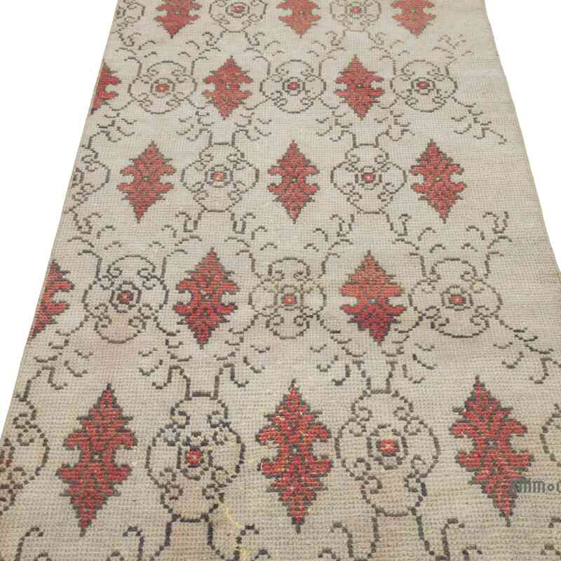 Vintage Turkish Hand-Knotted Runner - 2' 9" x 10' 6" (33" x 126") - K0056736