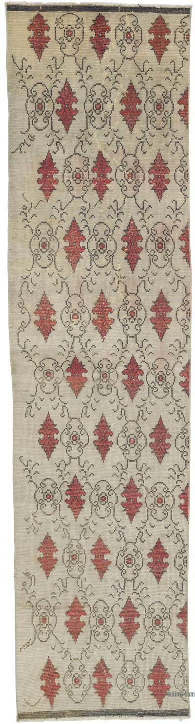 Alfombra Turca Vintage De Pasillo - 83 cm x 320 cm