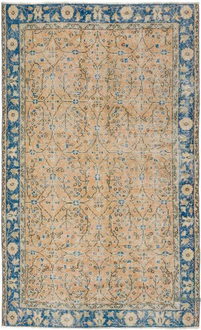 Vintage Turkish Hand-Knotted Rug - 3' 9" x 6' 1" (45 in. x 73 in.)