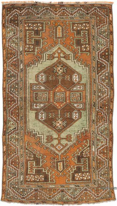 Vintage Turkish Hand-Knotted Rug - 3' 2" x 5' 7" (38 in. x 67 in.)