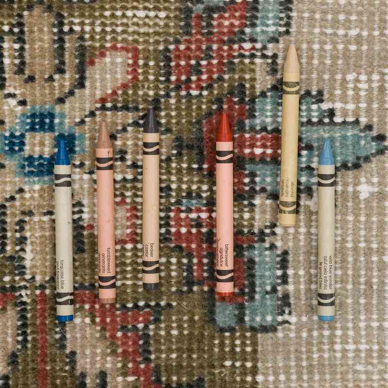 Vintage Turkish Hand-Knotted Rug - 4' 4" x 6' 7" (52" x 79") - K0056776