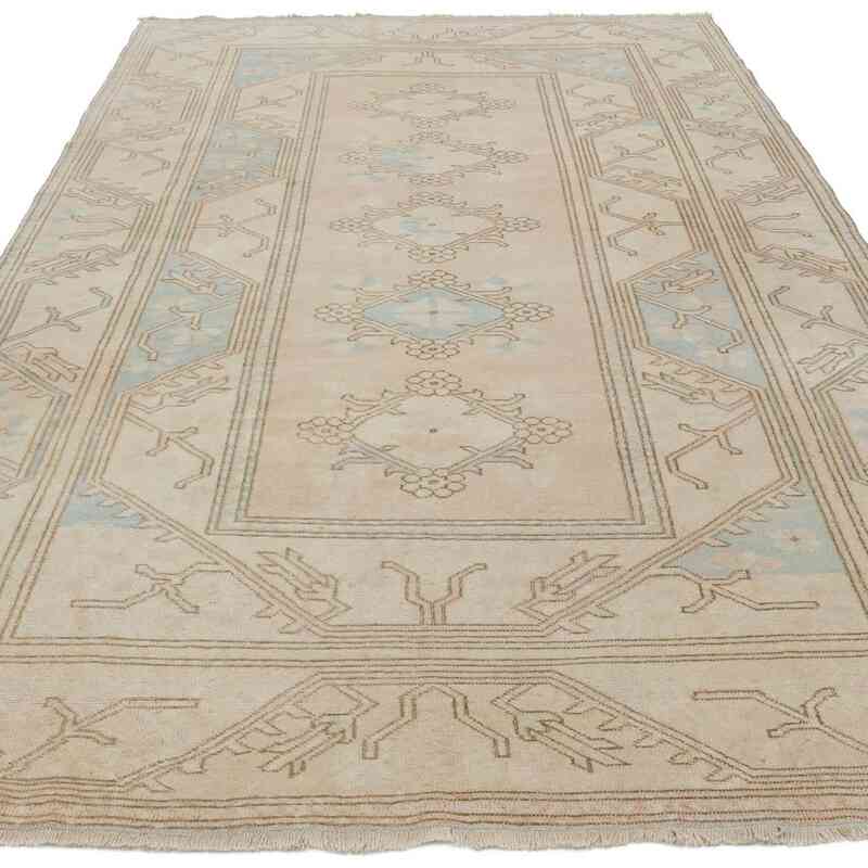 Vintage Turkish Hand-Knotted Rug - 5' 3" x 9' 6" (63" x 114") - K0056780