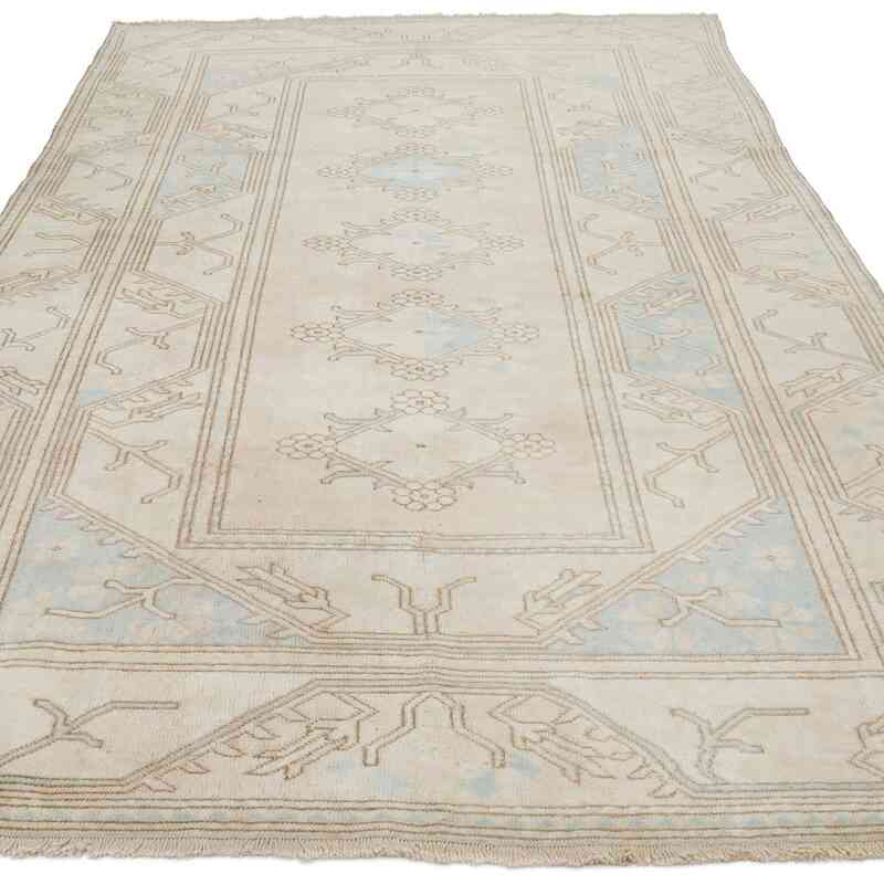 Vintage Turkish Hand-Knotted Rug - 5' 3" x 9' 6" (63" x 114") - K0056780