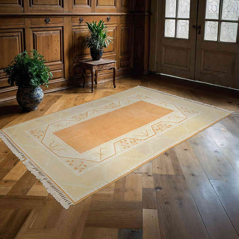 Alfombra Vintage Turca Anudada a Mano - 168 cm x 256 cm - K0056785