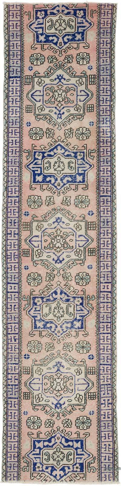 Vintage Turkish Hand-Knotted Runner - 2' 8" x 10' 11" (32 in. x 131 in.)