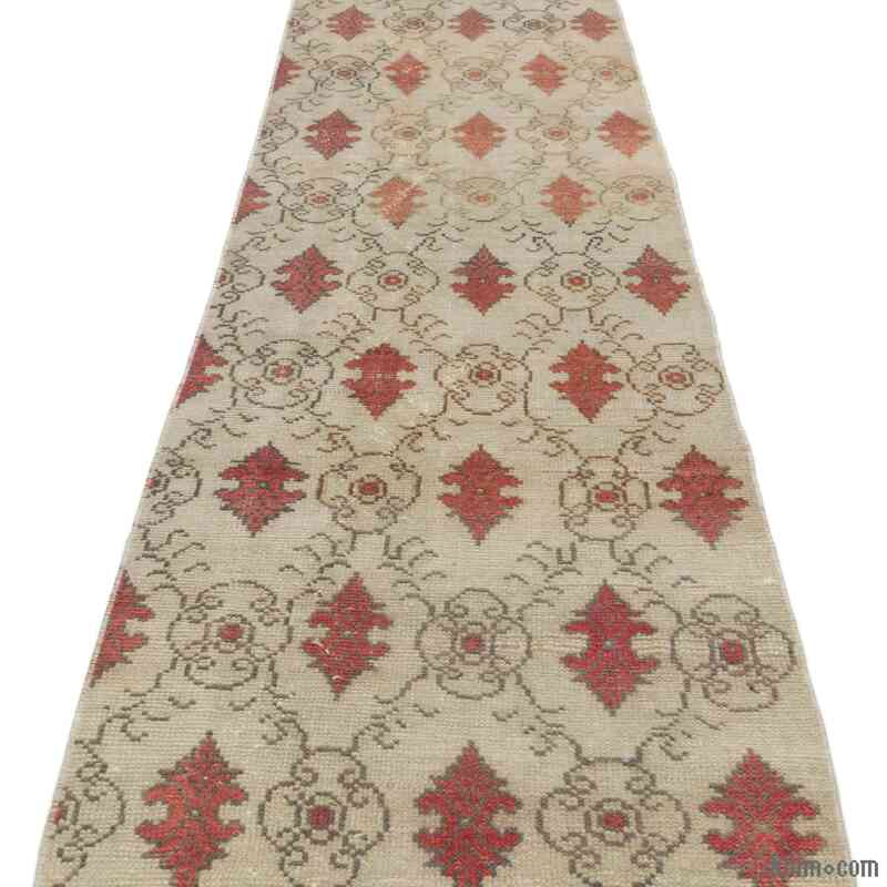 Vintage Turkish Hand-Knotted Runner - 2' 4" x 10' 4" (28 in. x 124 in.) - K0056791