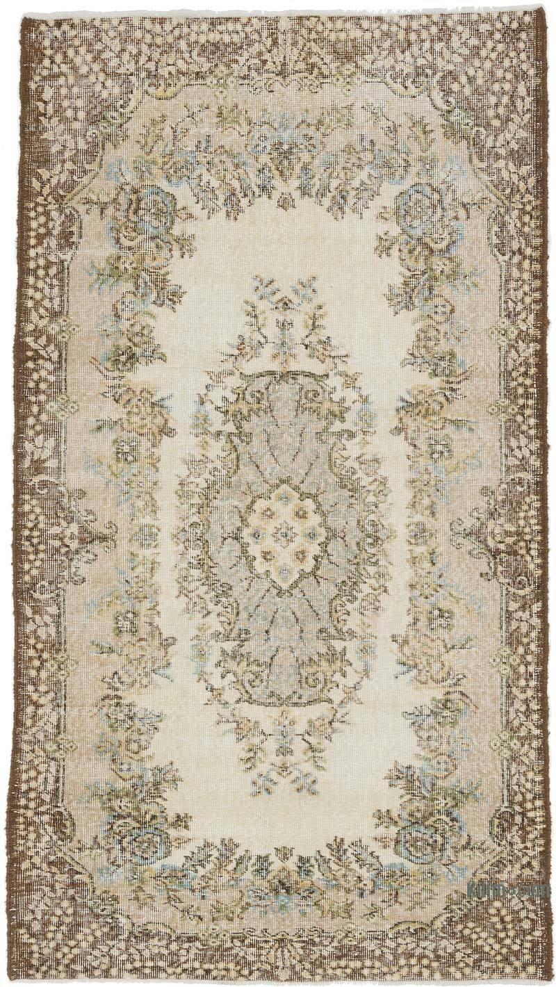 Vintage Turkish Hand-Knotted Rug - 4'  x 7'  (48 in. x 84 in.) - K0056792