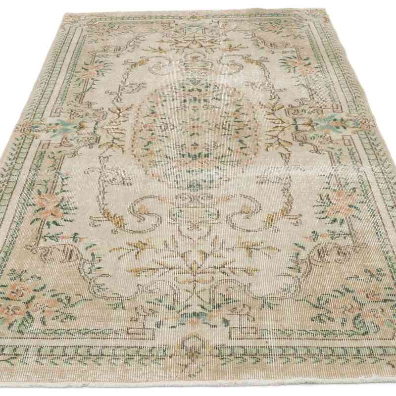 Vintage Turkish Hand-Knotted Rug - 3' 10" x 6' 9" (46" x 81") - K0056805