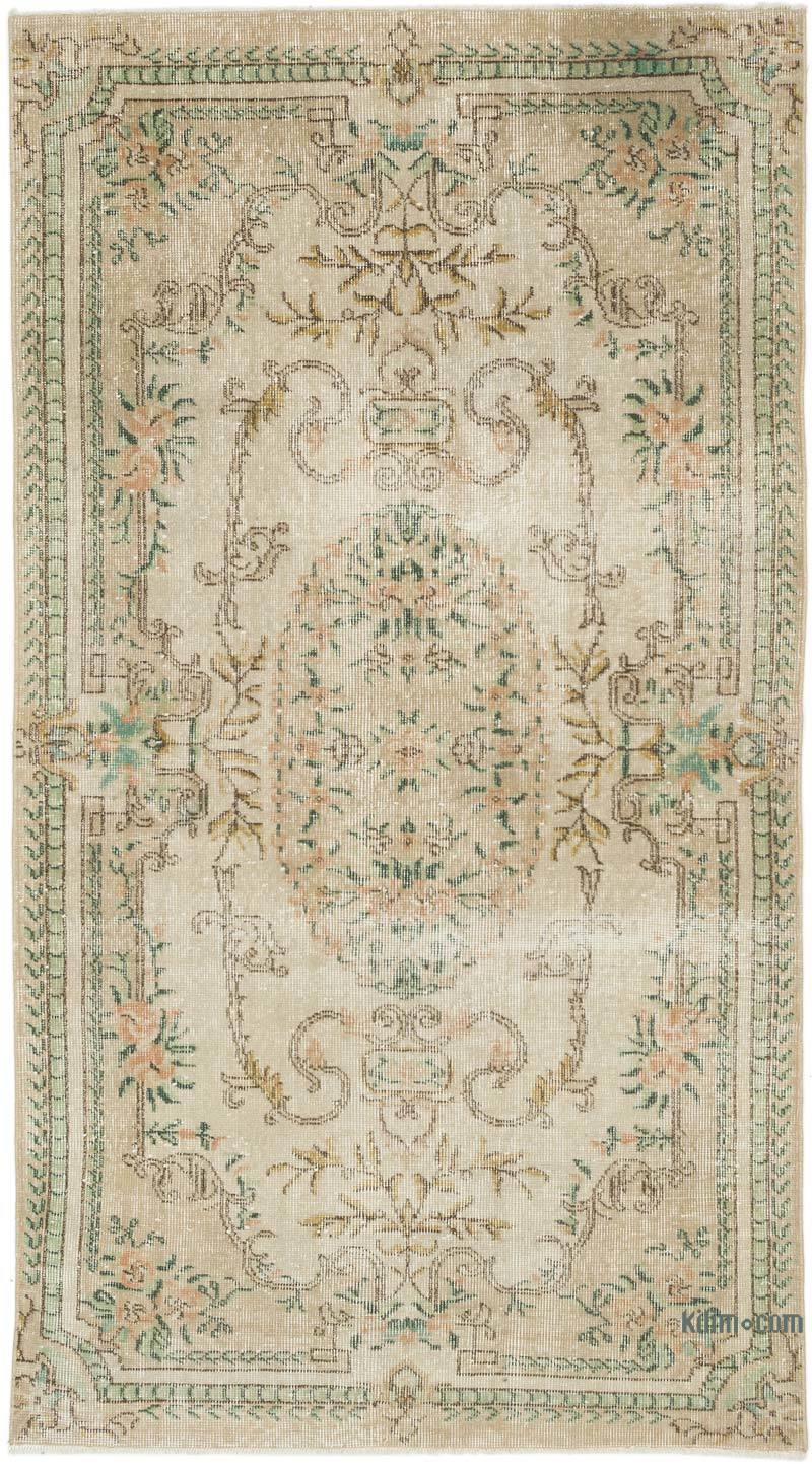 Vintage Turkish Hand-Knotted Rug - 3' 10" x 6' 9" (46" x 81") - K0056805