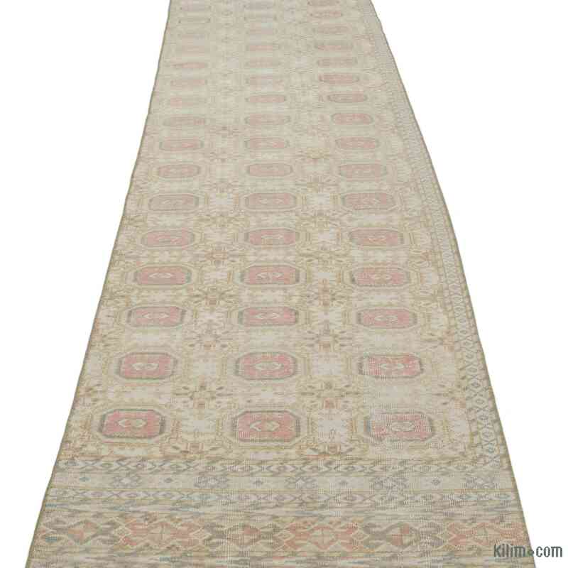 Vintage Turkish Hand-Knotted Runner - 2' 2" x 9' 8" (26 in. x 116 in.) - K0056818