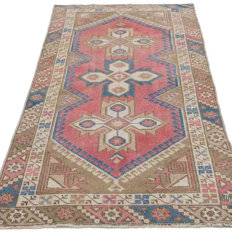Vintage Turkish Hand-Knotted Rug - 2' 4" x 5' 7" (28 in. x 67 in.) - K0056822