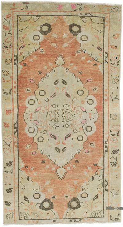 Vintage Turkish Hand-Knotted Rug - 2' 8" x 4' 9" (32 in. x 57 in.)