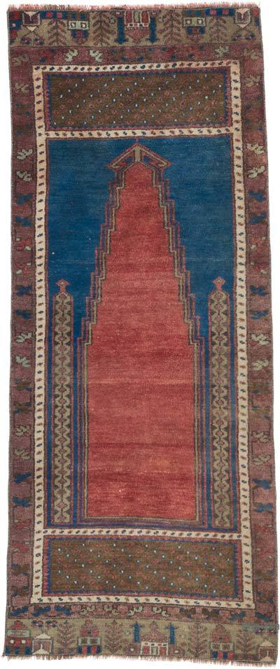 El Dokuma Vintage Halı - 75 cm x 177 cm