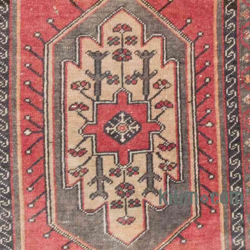 Alfombra Vintage Turca Anudada a Mano - 98 cm x 191 cm - K0056838