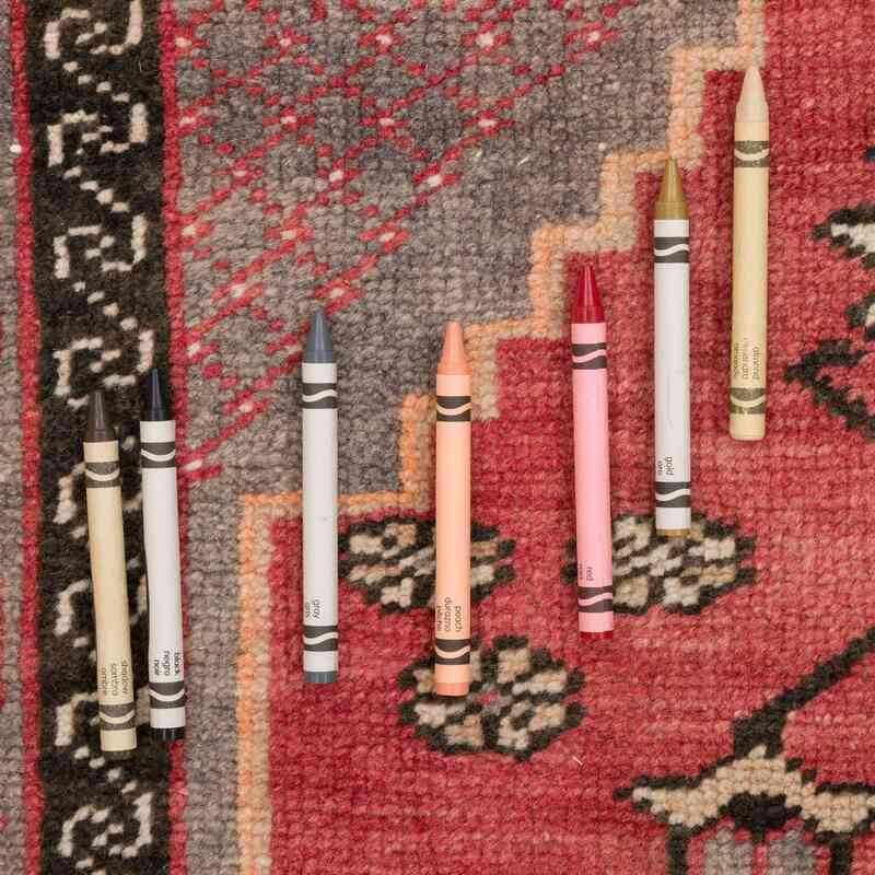 Alfombra Vintage Turca Anudada a Mano - 98 cm x 191 cm - K0056838