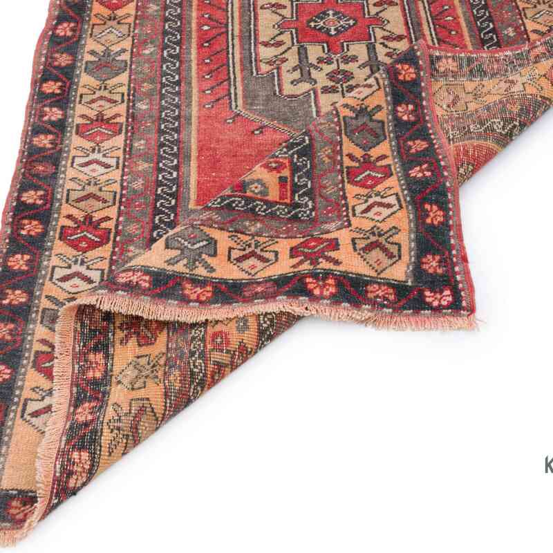 Alfombra Vintage Turca Anudada a Mano - 98 cm x 191 cm - K0056838