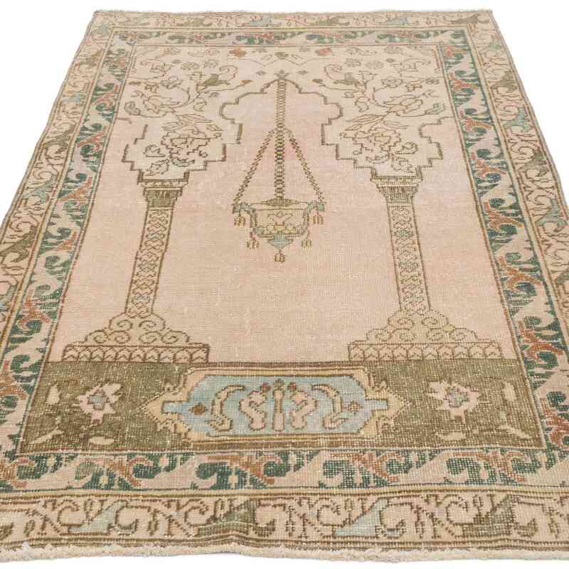 Vintage Turkish Hand-Knotted Rug - 3' 3" x 5' 5" (39 in. x 65 in.) - K0056839