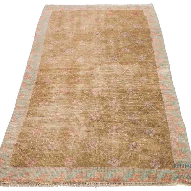 Vintage Turkish Hand-Knotted Rug - 2' 7" x 4' 7" (31 in. x 55 in.) - K0056845