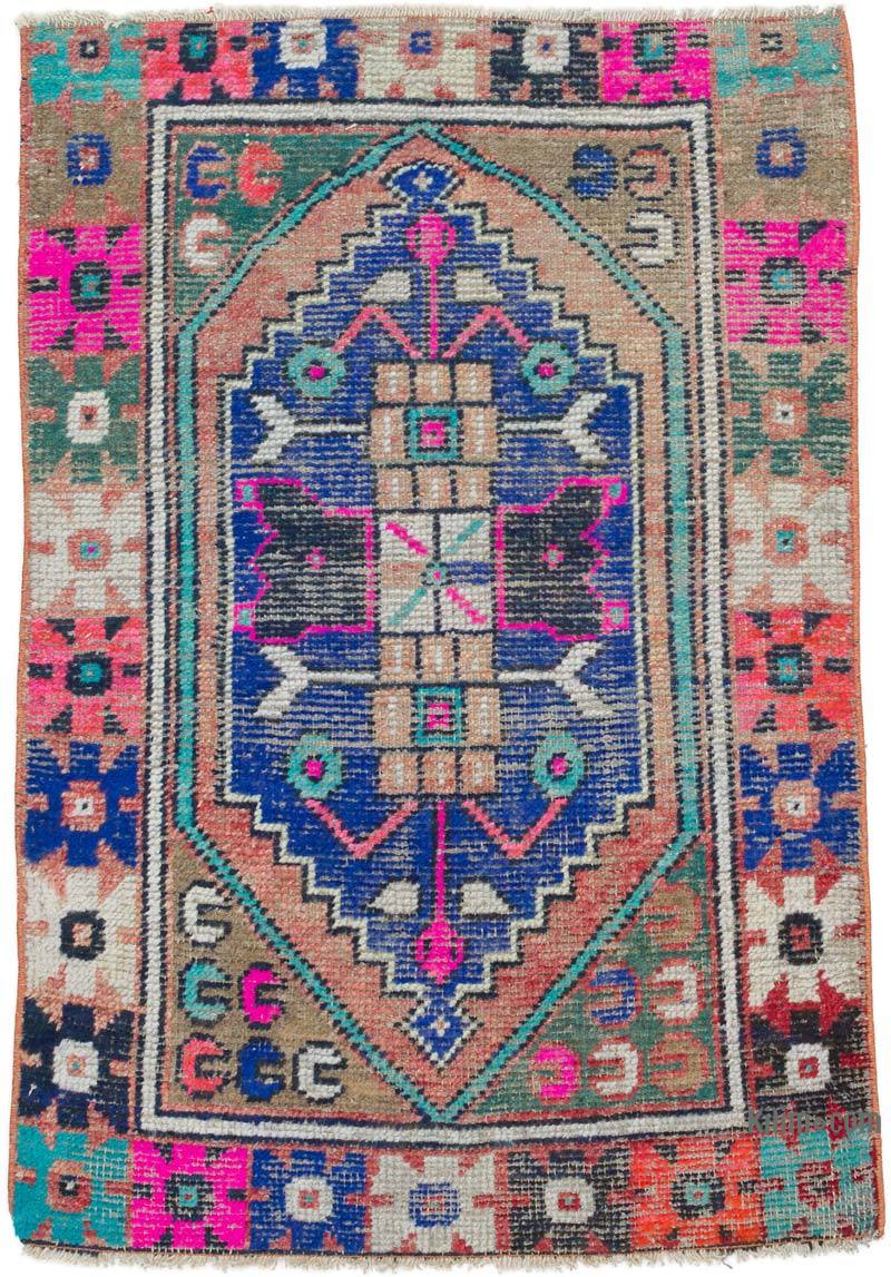 Vintage Turkish Hand-Knotted Rug - 2' 7" x 3' 8" (31 in. x 44 in.) - K0056853