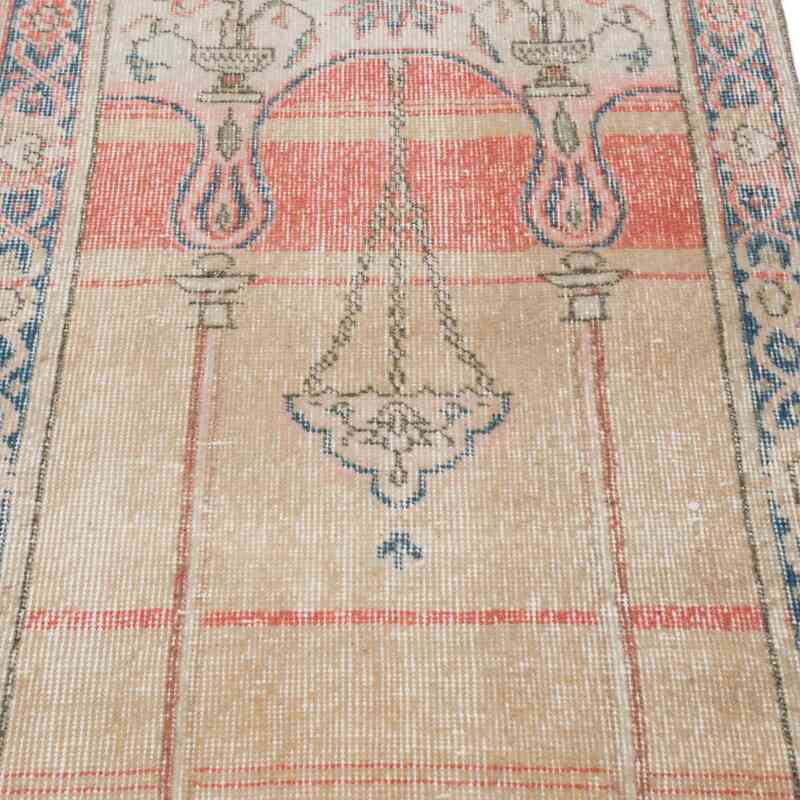 Vintage Turkish Hand-Knotted Rug - 2' 4" x 4' 5" (28 in. x 53 in.) - K0056856