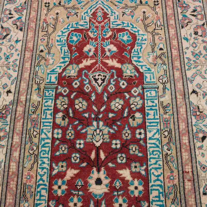 Vintage Turkish Hand-Knotted Rug - 2' 11" x 4' 7" (35 in. x 55 in.) - K0056857