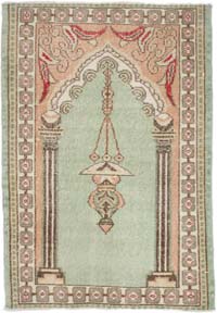 El Dokuma Vintage Halı - 81 cm x 117 cm
