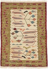 New Handwoven Turkish Kilim Rug - 3' 1" x 4' 2" (37" x 50")