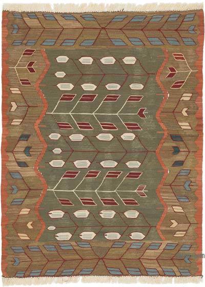 Yeni Kök Boya El Dokuma Kilim - 91 cm x 119 cm
