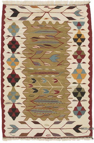 Yeni Kök Boya El Dokuma Kilim - 100 cm x 147 cm