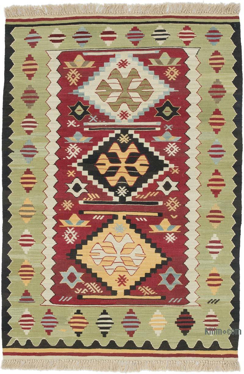 New Handwoven Turkish Kilim Rug - 2' 11" x 4' 4" (35" x 52") - K0056903