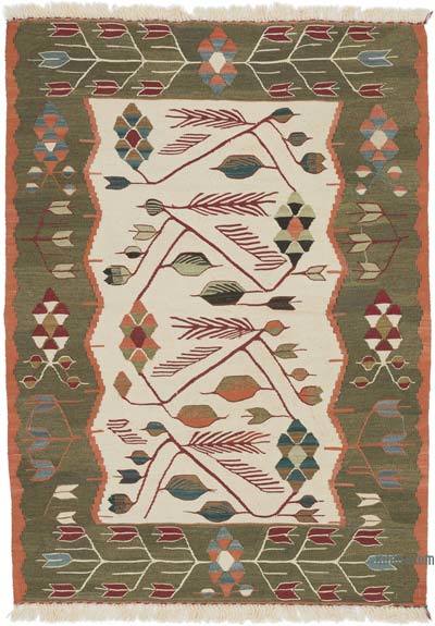 Yeni Kök Boya El Dokuma Kilim - 90 cm x 126 cm