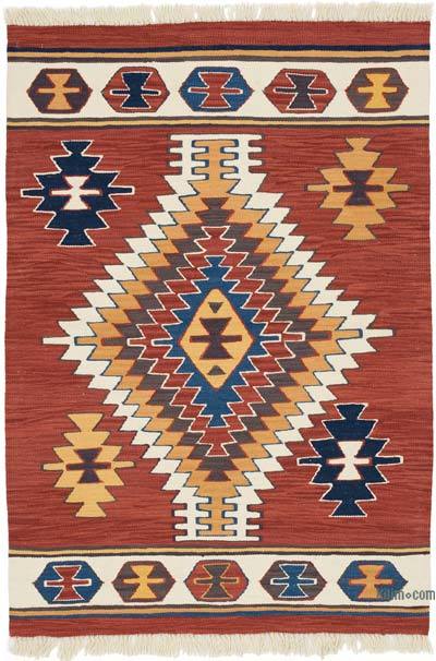 Yeni Kök Boya El Dokuma Kilim - 96 cm x 137 cm