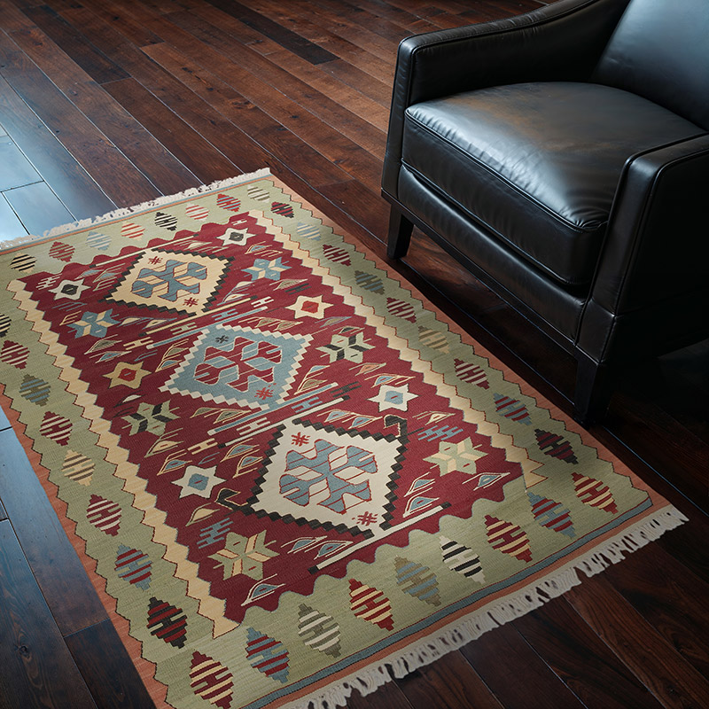 Yeni Kök Boya El Dokuma Kilim - 103 cm x 153 cm - K0056906