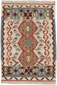 New Handwoven Turkish Kilim Rug - 3' 1" x 4' 4" (37" x 52")