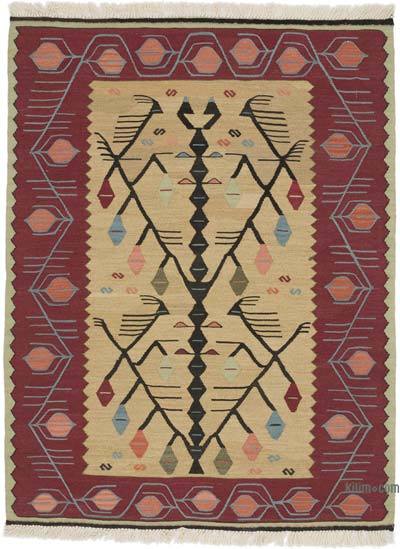 New Handwoven Turkish Kilim Rug - 3' 3" x 4' 3" (39 in. x 51 in.)