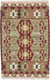 Yeni Kök Boya El Dokuma Kilim - 95 cm x 144 cm