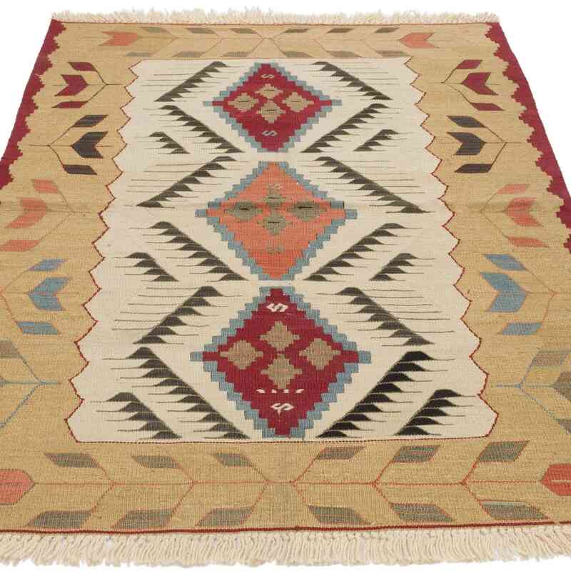 Nueva Alfombra Turca Kilim - 105 cm x 139 cm - K0056911