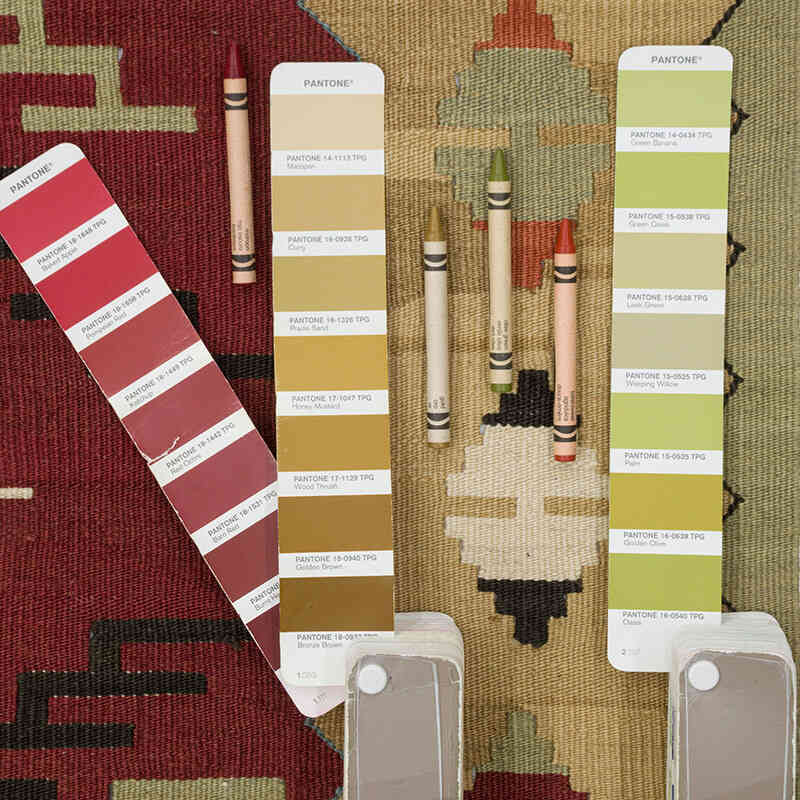 Nueva Alfombra Turca Kilim - 99 cm x 160 cm - K0056912