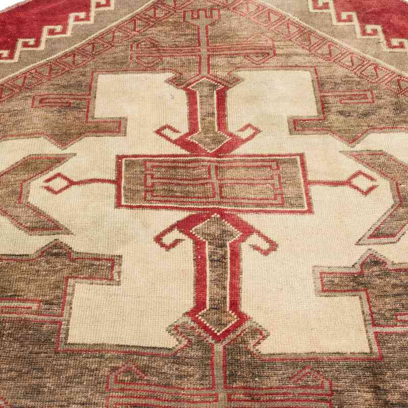 Vintage Turkish Hand-Knotted Rug - 4' 9" x 4' 10" (57 in. x 58 in.) - K0056918