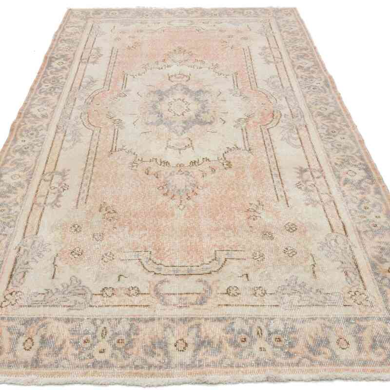 Vintage Turkish Hand-Knotted Rug - 4' 1" x 8' 1" (49" x 97") - K0056920