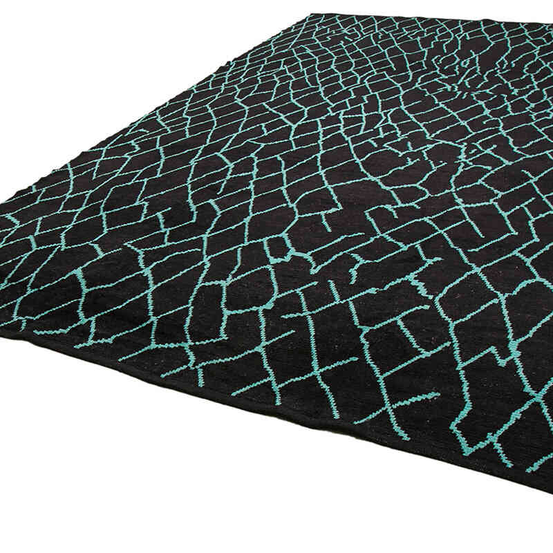 New Moroccan Style Hand-Knotted Tulu Rug - 9' 6" x 14' 7" (114" x 175") - K0056932