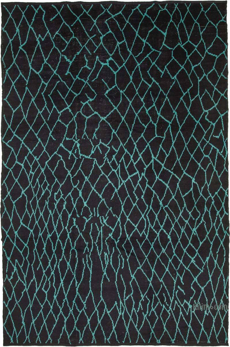 New Moroccan Style Hand-Knotted Tulu Rug - 9' 6" x 14' 7" (114" x 175") - K0056932