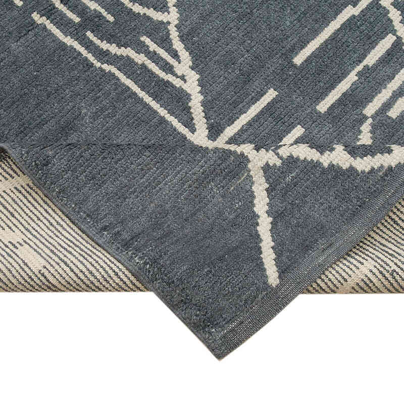 Gray New Hand-Knotted Rug - 9' 10" x 13' 11" (118" x 167") - K0056934
