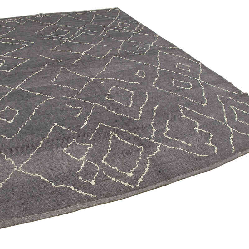 New Moroccan Style Hand-Knotted Tulu Rug - 8'  x 11' 11" (96" x 143") - K0056938